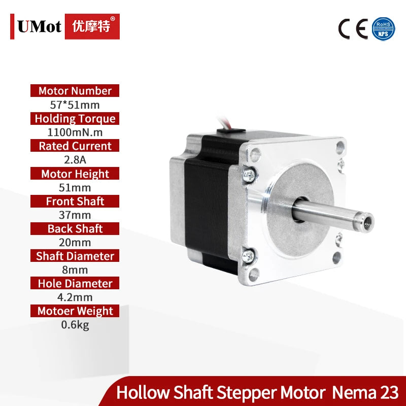 UMOT Nema 23 Stepper Motor &ndash; High Precision Performance