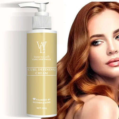 Water Ice Levin Curly Hair Enhancement Cream &ndash; Moisturizing and Styling Formula
