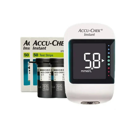 ACCU Chek Instant S Blood Glucose Meter &ndash; Accurate and Easy Testing Meter and 50pcs