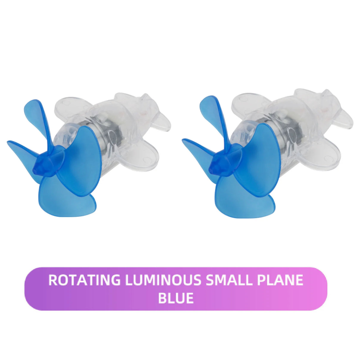 Wind Powered LED Motorcycle Strobe Lights &ndash; Creative Safety Decoration BLUE 2PCS