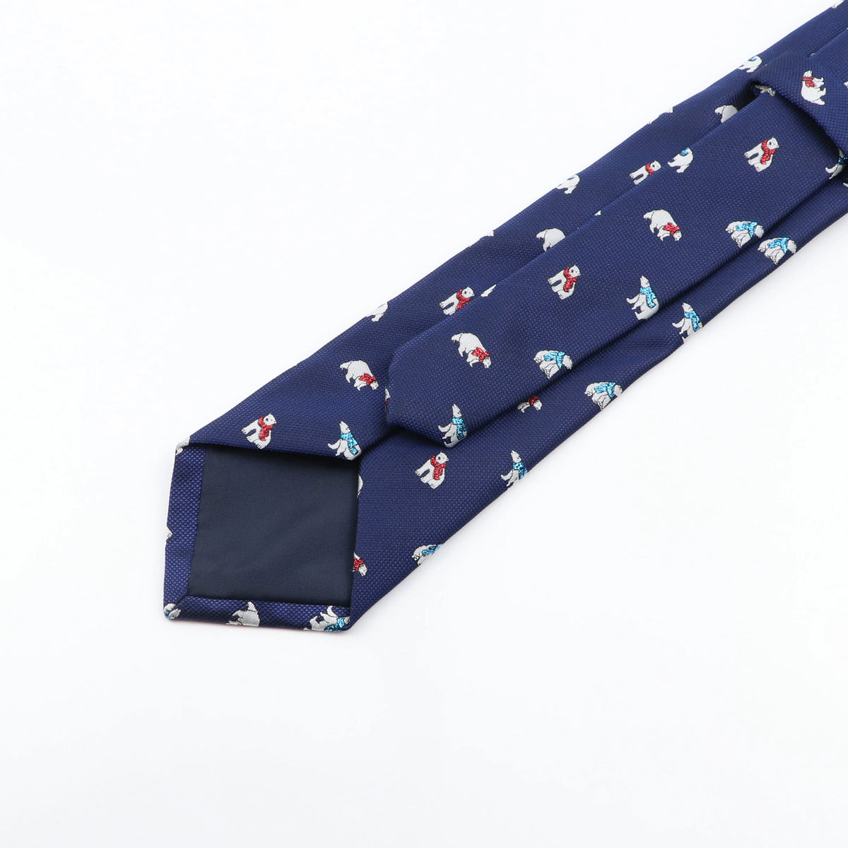 Cute Cartoon Floral Pattern Slim Tie for Men