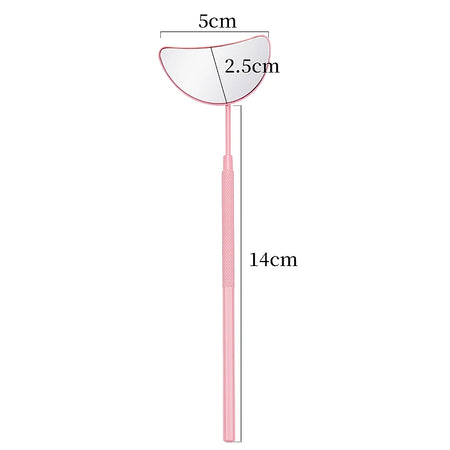 Myaokue-up Semicircle Eyelash Extension Checking Mirror