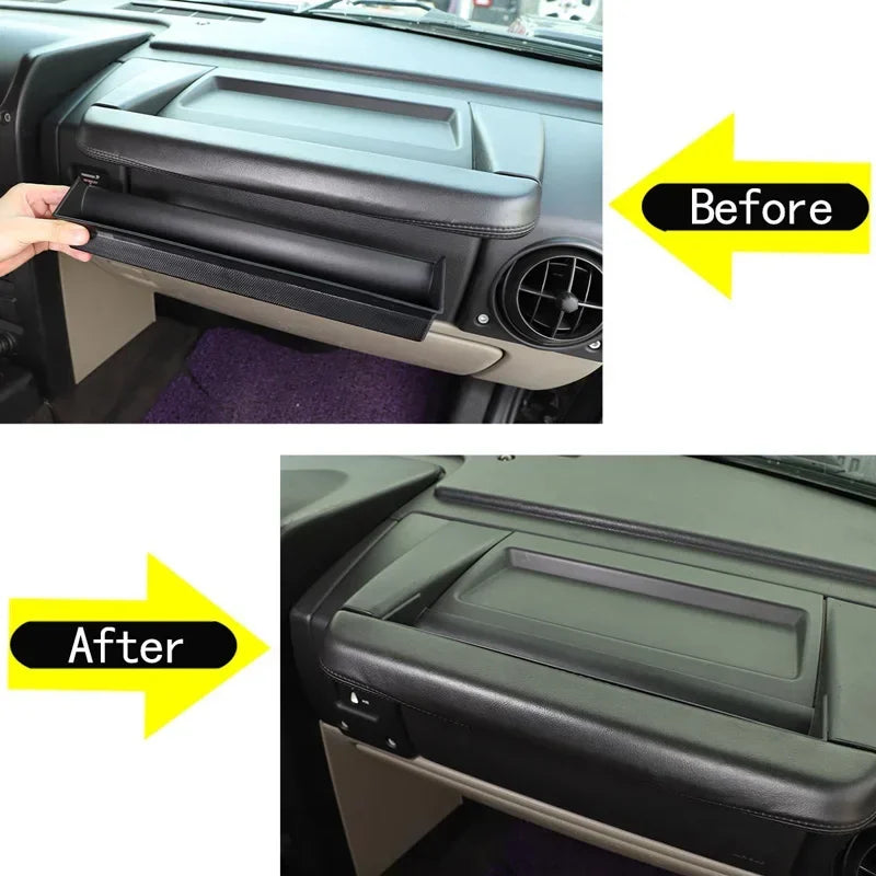 Κουτί Αποθήκευσης ABS Μαύρο και Δίσκος Τηλεφώνου για Hummer H2 2003 2007