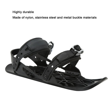 Mini Snowboard Metal Buckle Black Ski Shoes &ndash; Easy Control