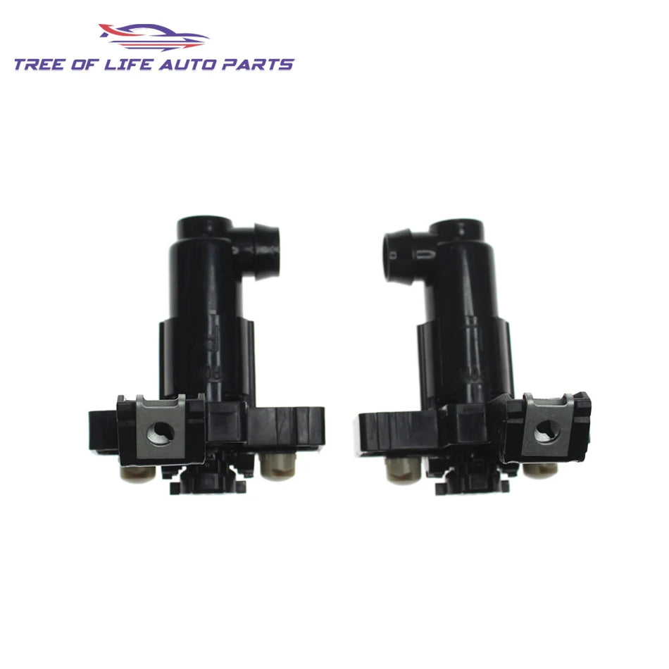 Κάλυμμα μπεκ πλυσίματος μπροστινών φώτων για Lexus NX II 2022-2025, μαύρο πλαστικό, άμεση αντικατάσταση