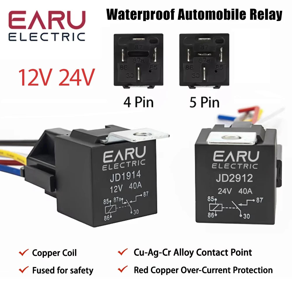 Waterproof Automotive Relay 12V 24V &ndash; Reliable Performance and Robust Protection