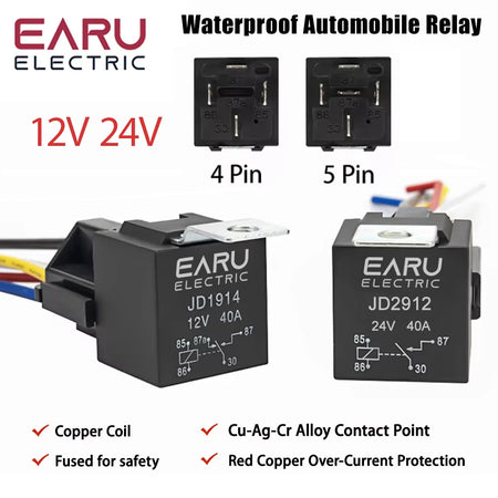 Waterproof Automotive Relay 12V 24V &ndash; Reliable Performance and Robust Protection