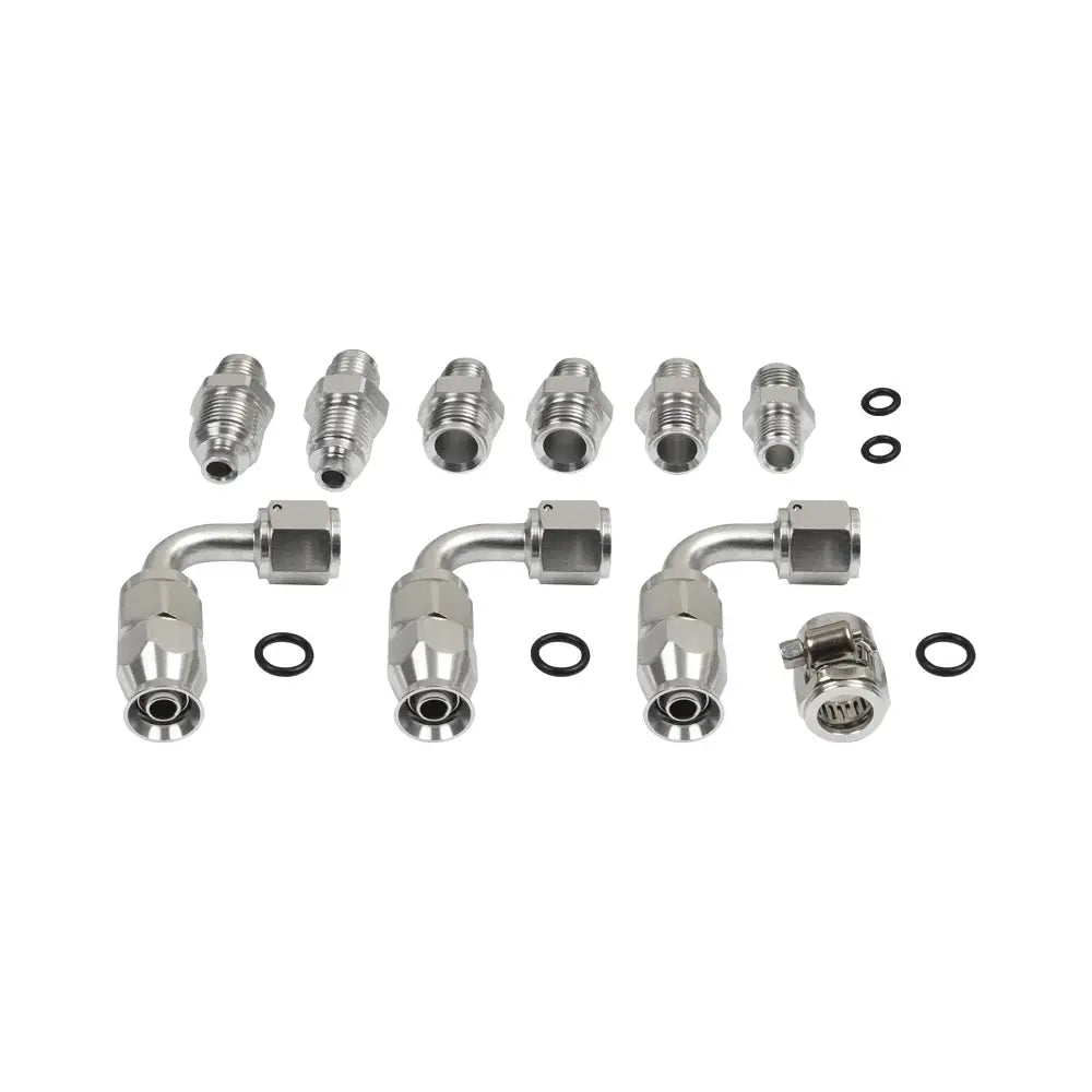6AN Power Steering Hose Kit Fit for Chevy C10 LS Swap Connects GM Type 2 by InterCyprus Trading Ltd