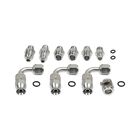 6AN Power Steering Hose Kit Fit for Chevy C10 LS Swap Connects GM Type 2 by InterCyprus Trading Ltd