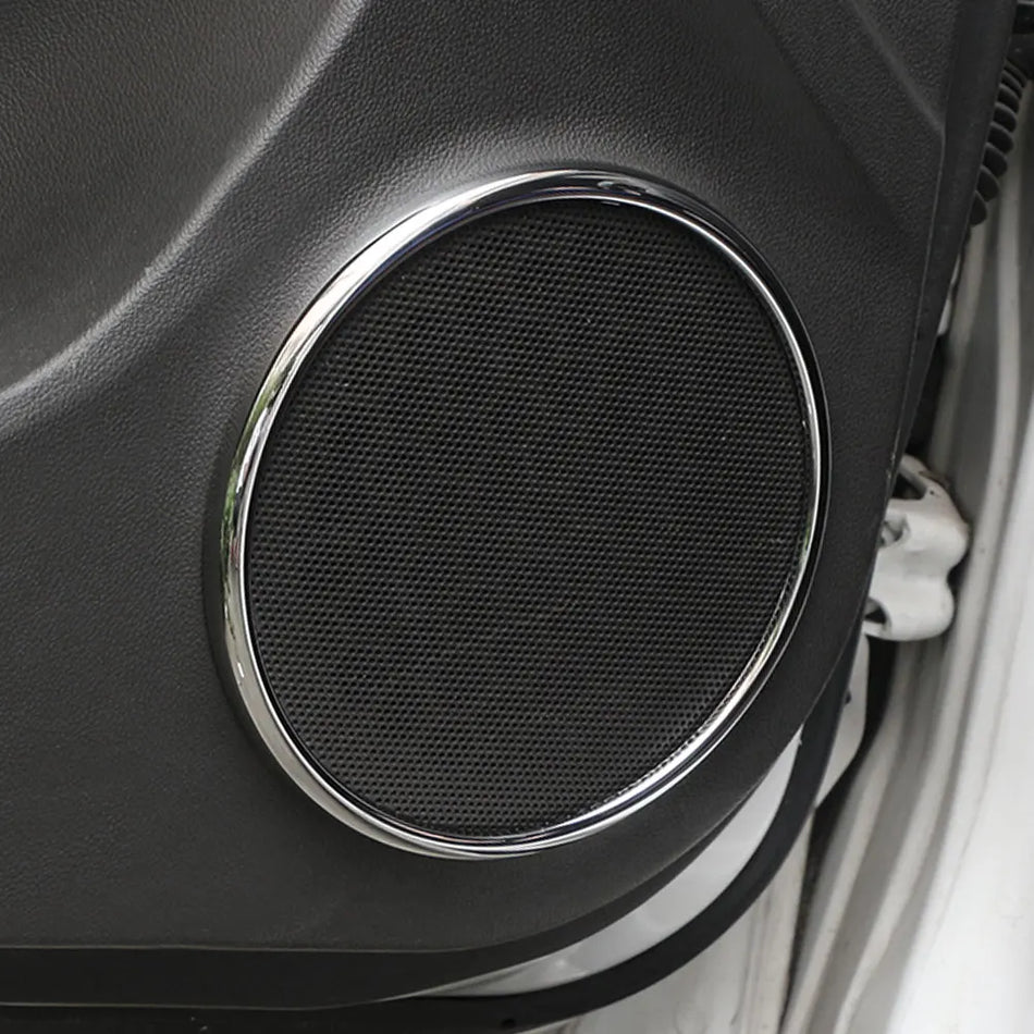 Chevrolet Cruze Deur Speaker Ring Cover ABS Zilveren Decoratieve Sticker