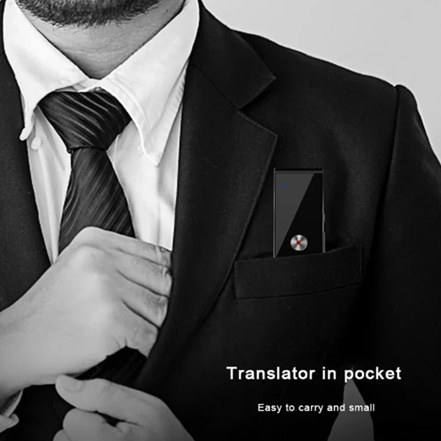 Portable T8 Smart Voice Translator | 40 Languages | Real-Time Two-Way Translation
