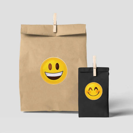 500 Pcs Cartoon Smile Face Expression Stickers - Fun Reward Decor