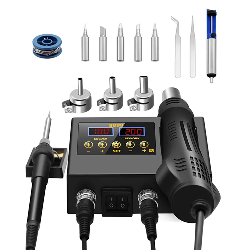 8898 Soldering Station &ndash; Portable Digital Hot Air Gun A4