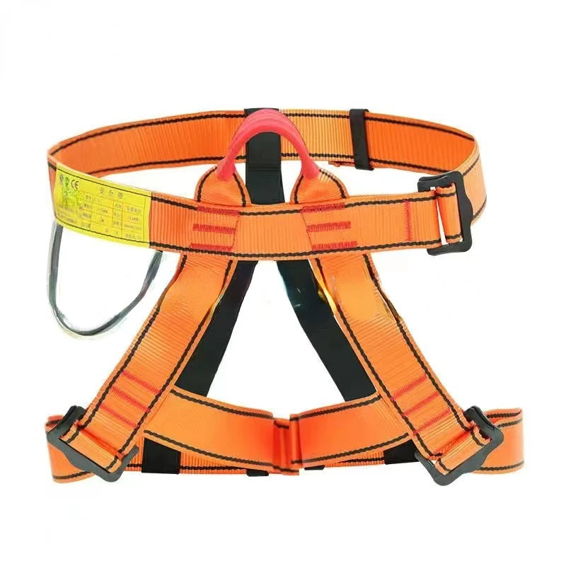 High-Altitude Safety Harness with Back Lanyard for Climbing and Construction