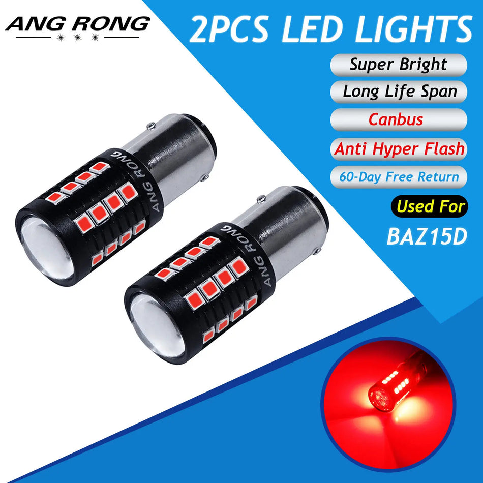 P21 4W BAZ15d LED žárovka, 27 SMD 3030, CAN Bus, schváleno pro silniční provoz