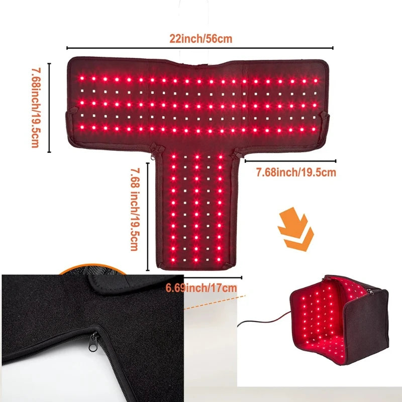 Красная световая шапка для роста волос для восстановления и против выпадения волос