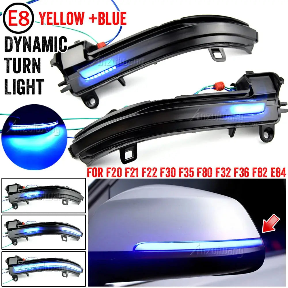 Side Mirror LED Turn Signal Lights For BMW F20 F21 F22 F23 F30 by InterCyprus Trading Ltd