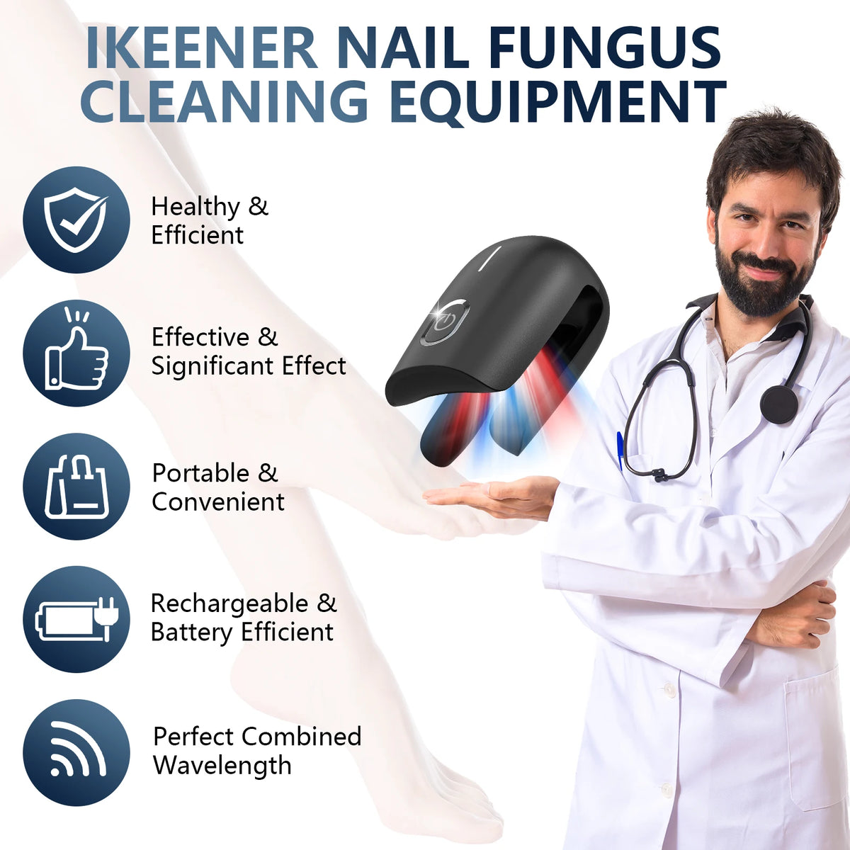KTS Nail Fungus Laser Device &ndash; Fast Toenail Fungus Treatment