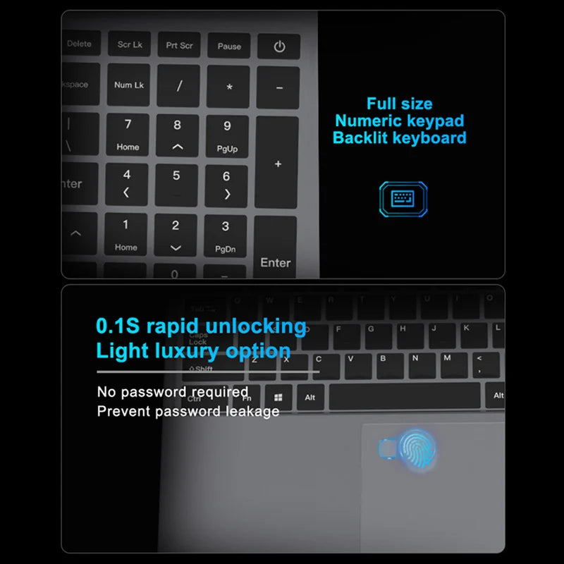 15.6 Inch Ultra Slim Laptop &ndash; 32GB RAM and 2048GB SSD Performance