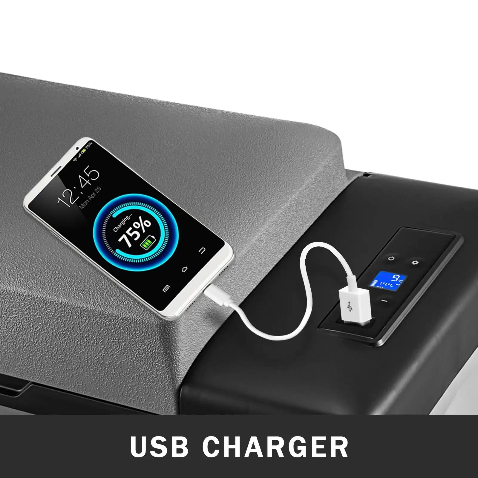 20 To 55L Portable Car Refrigerator 12 24V DC 110 240V AC