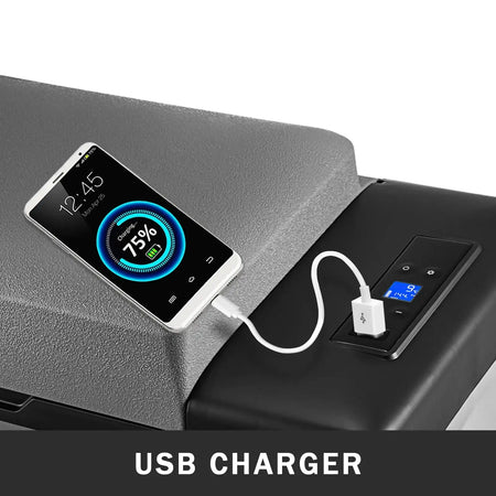 20 To 55L Portable Car Refrigerator 12 24V DC 110 240V AC