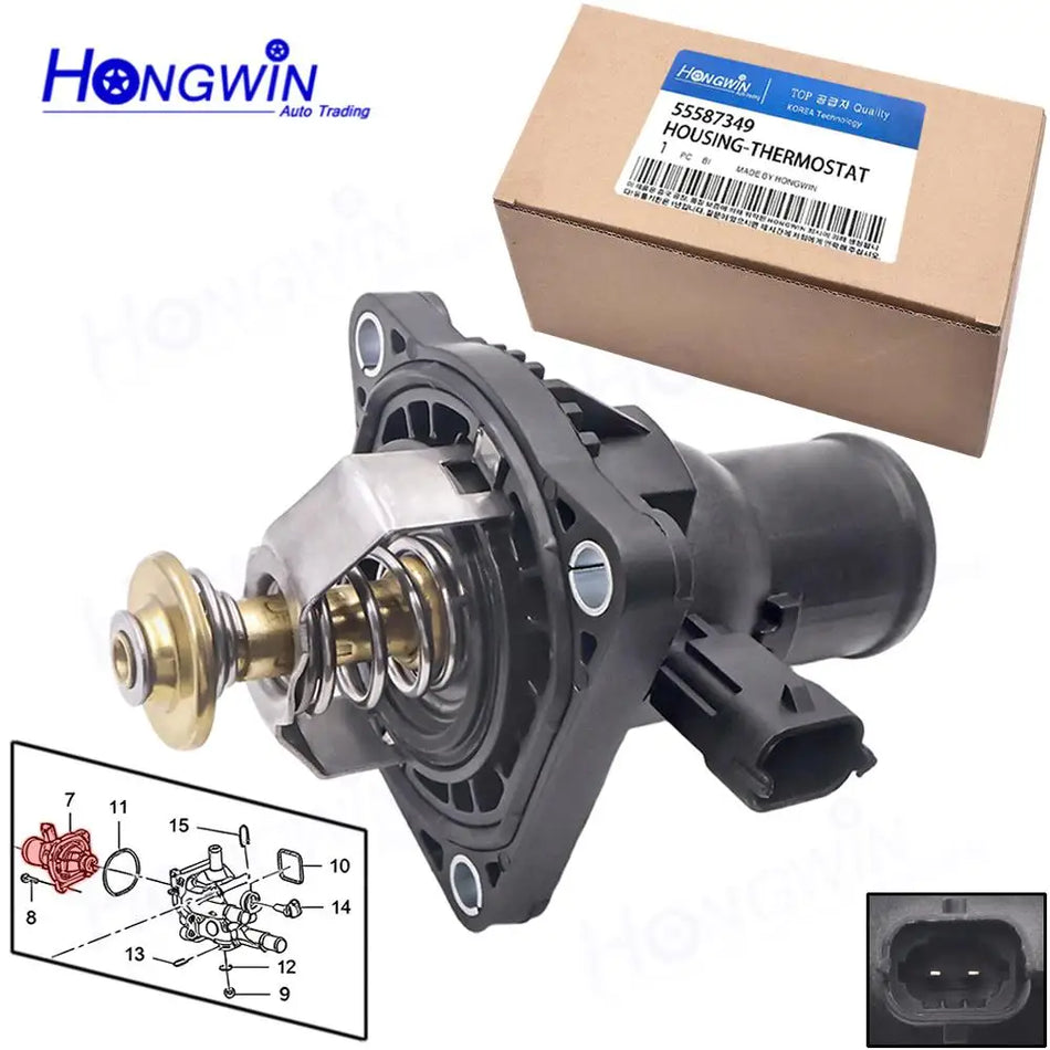 Sestava pouzdra termostatu pro Opel Astra Chevrolet Cruze Fiat