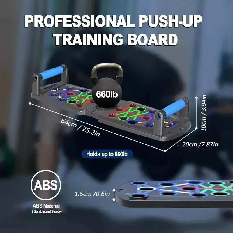 Smart Automatic Push Up Board with Body Sensor Counter for Home Fitness