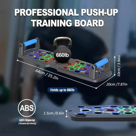 Smart Automatic Push Up Board with Body Sensor Counter for Home Fitness