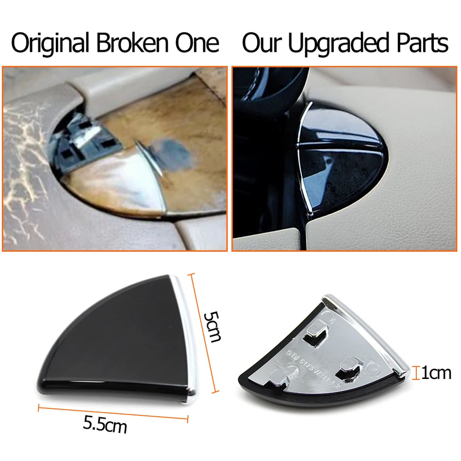 Center Console Armrest Cover Direct-Fit PC ABS Premium for Mercedes-Benz W211 E Class