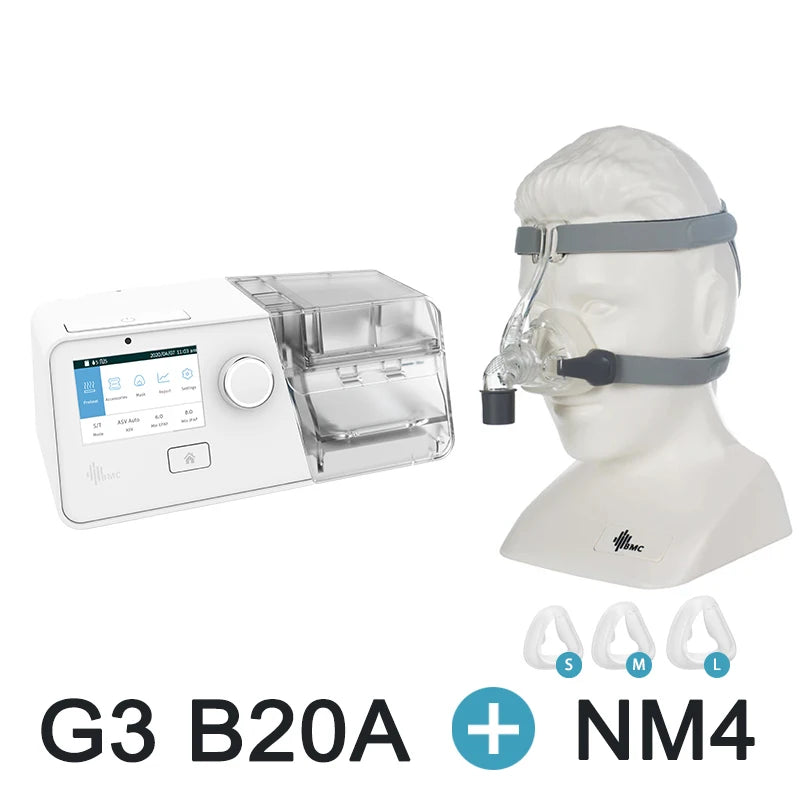 BMC G3 B20A BiPAP Machine - Intelligent Breathing for CPAP Nasal Mask / G3 B25A / GERMANY|Medium