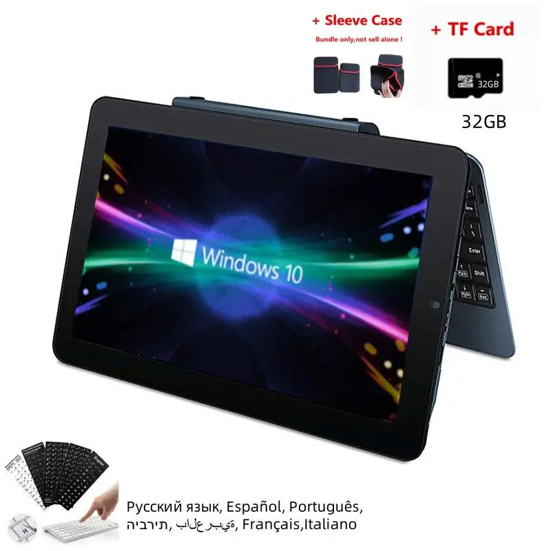 S12 10.1 Windows 10 Tablet With Keyboard &ndash; Quad Core Power Add 32G and Case / Tablet With Keyboard / CHINA