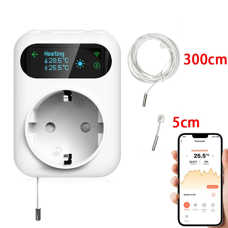 Tuya Smart Home WiFi Thermostat &ndash; Alexa And Google Home TP5 / 100-240V