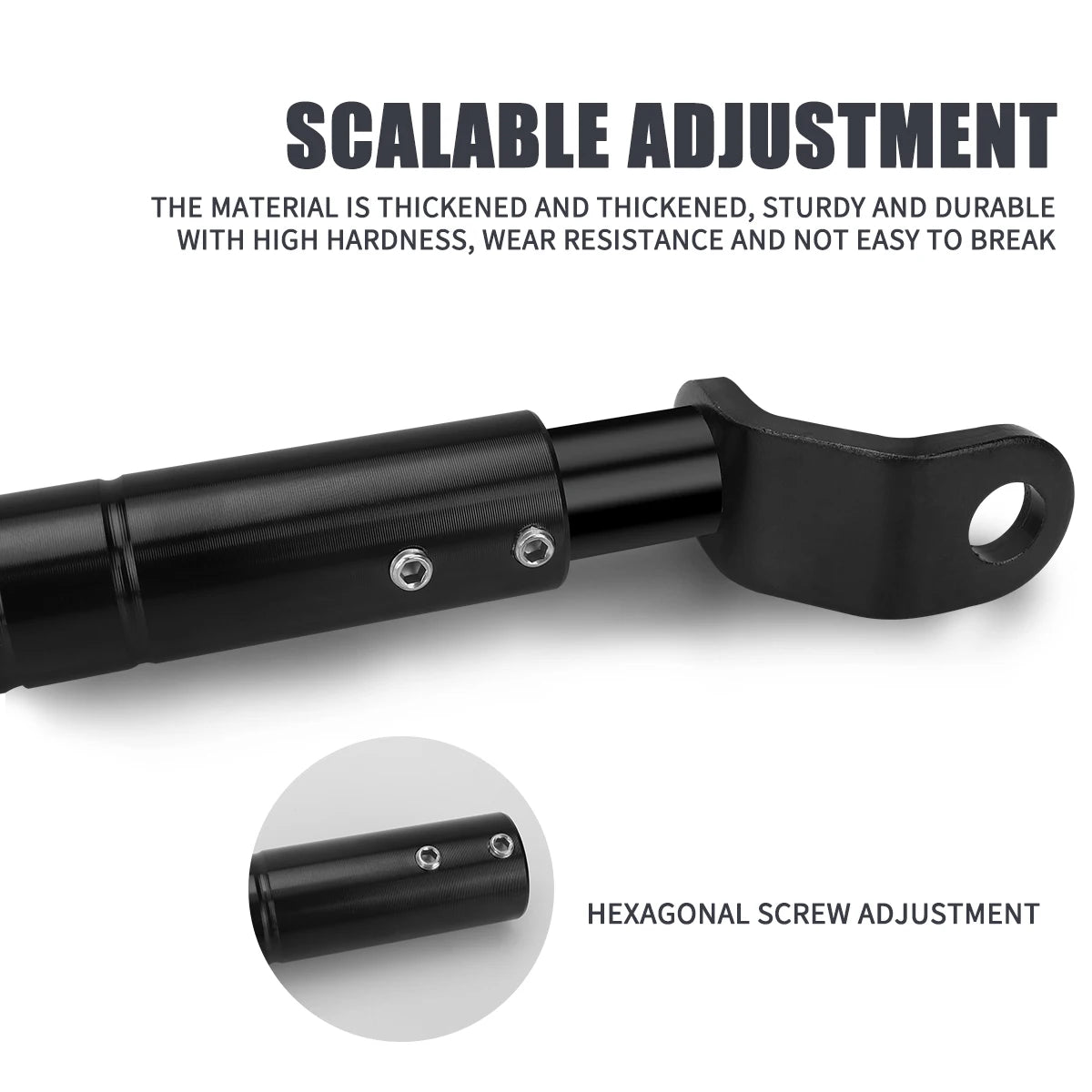 Universal Multifunction Motorcycle Balance Bar &ndash; Length Adjustable Aluminum Alloy Design