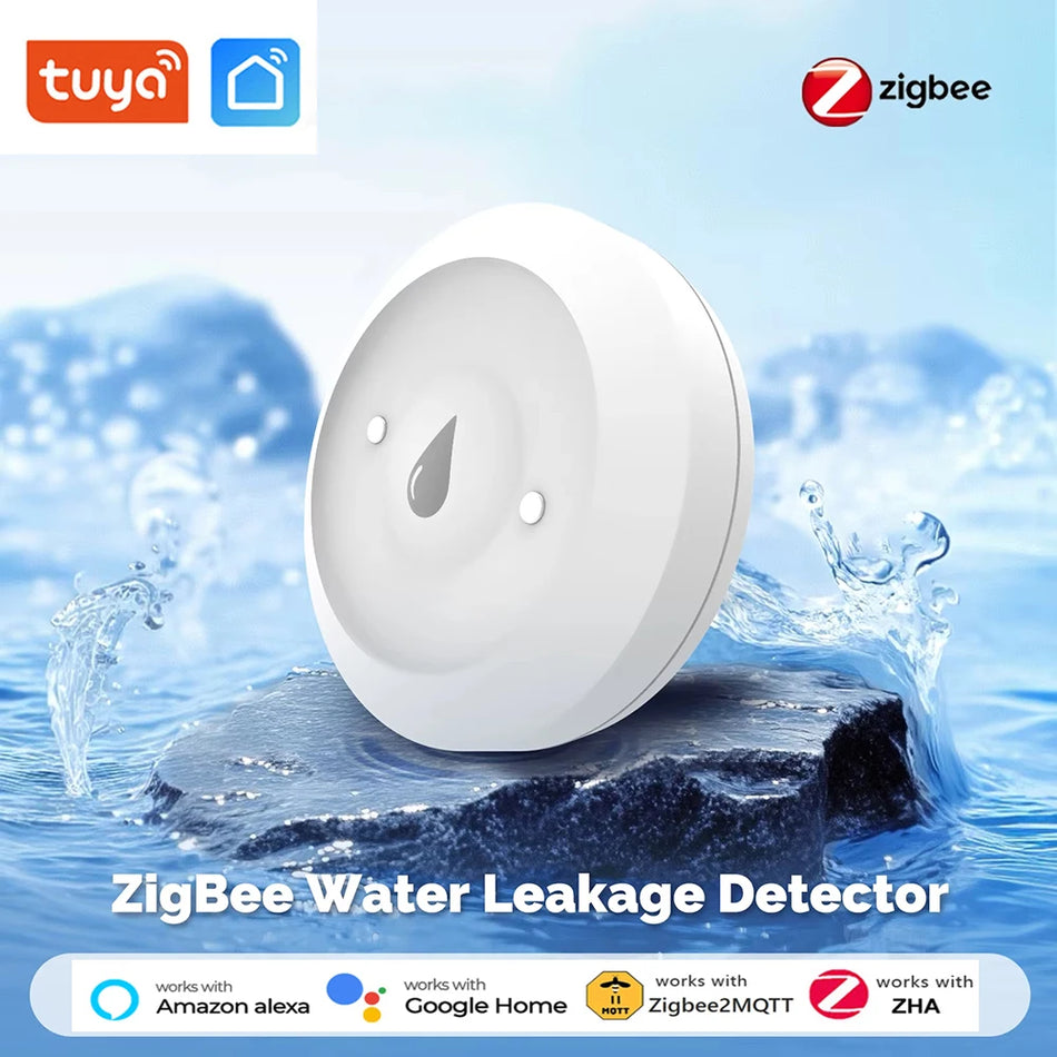 Tuya Zigbee Water Leak Sensor - Smart Home Flood Detector