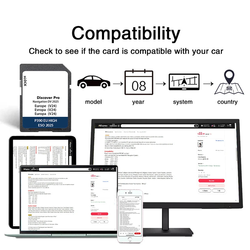 DV V24 Europe Maps SD Card for VW Skoda &ndash; UK Maps 2025