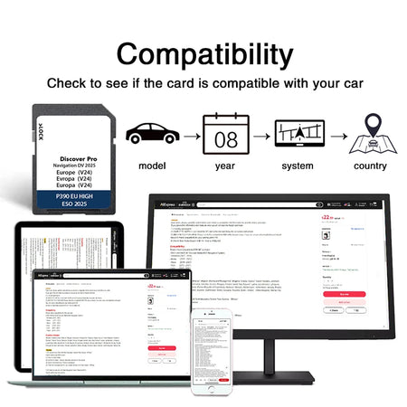 DV V24 Europe Maps SD Card for VW Skoda &ndash; UK Maps 2025