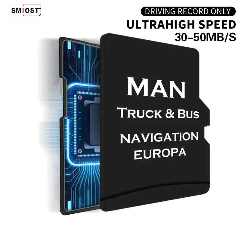 SMIOST TF Card GPS Maps EU 8GB 2016 2020 &ndash; MAN Nav Bus