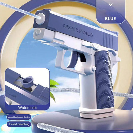 M1911 Water Guns Pistol Toy Squirt Guns, Summer Pool Beach Shooting Games Outdoor Toys, Water Blaster Pistol for Kids Adult Blue