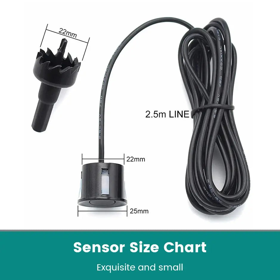 AHD Car Video Parking Sensor With Backup Monitor And Reverse Warning Display by InterCyprus Trading Ltd