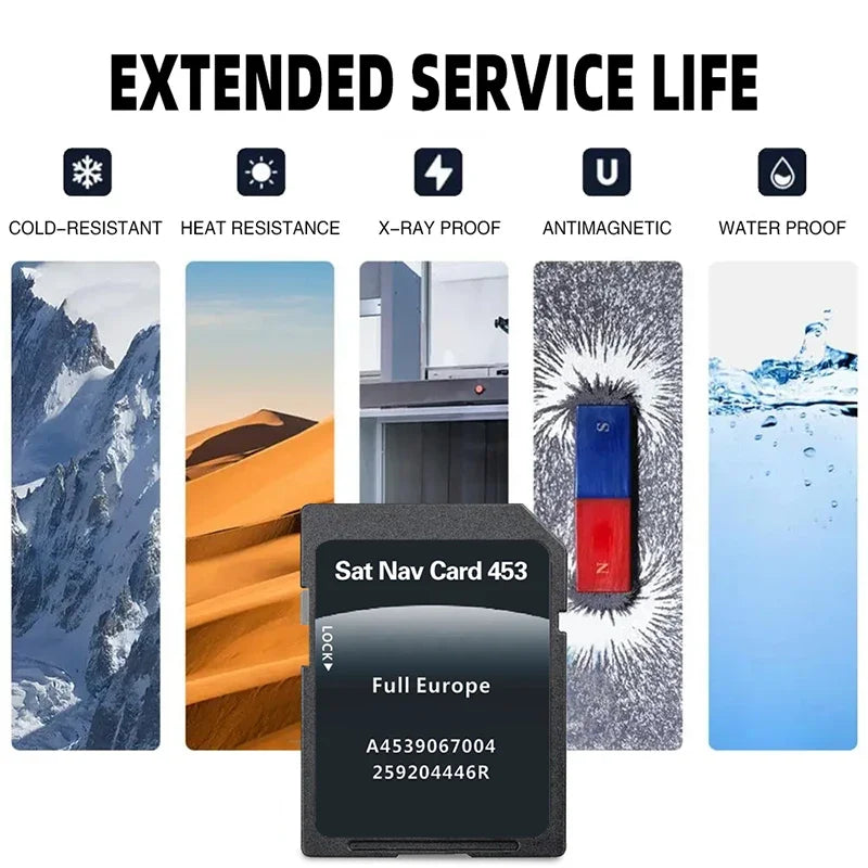 Smart A453 Navigation SD Card &ndash; Full EU Maps Update