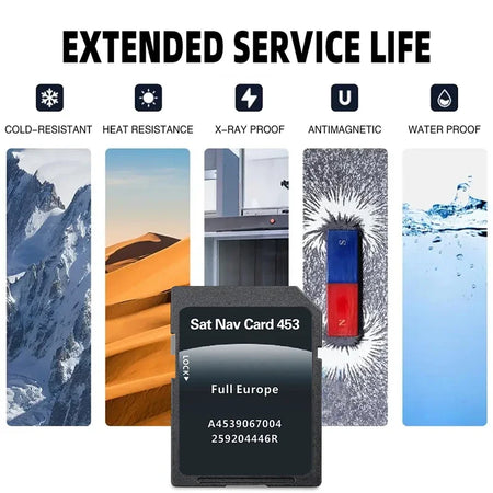 Smart A453 Navigation SD Card &ndash; Full EU Maps Update