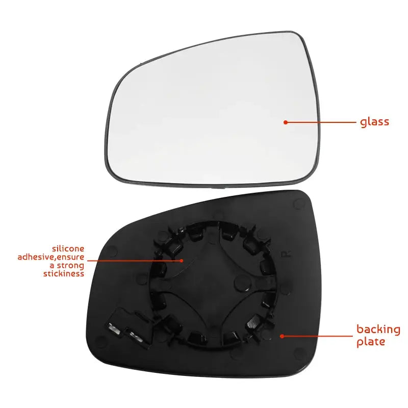 Rearview mirror glass side-view mirror lenses For Renault Logan Sandero 2008-2013 Symbol 2013-2023 Dacia Duster 2014-2017 by InterCyprus Trading Ltd