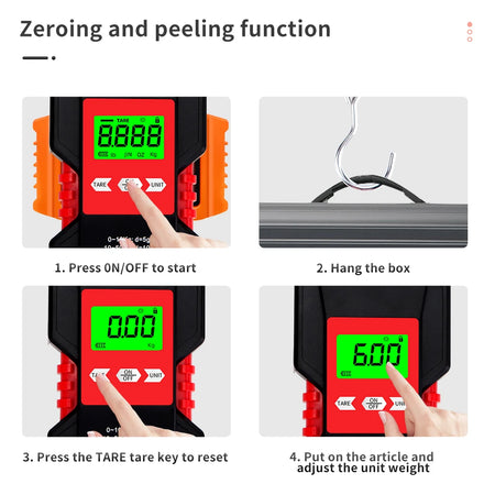 50kg 5g Fishing Scales LCD Digital Waterproof &ndash; Lightweight