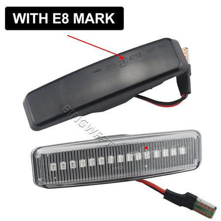 2PCS For Bmw 5 Series 5er E39 1995-2003 High Quality Dynamic Led Turn Signal Side Marker Lights Flowing Sequential Blinker Light by InterCyprus Trading Ltd