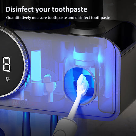 UV Toothbrush Sterilizer Holder &ndash; UV Sterilization and Drying