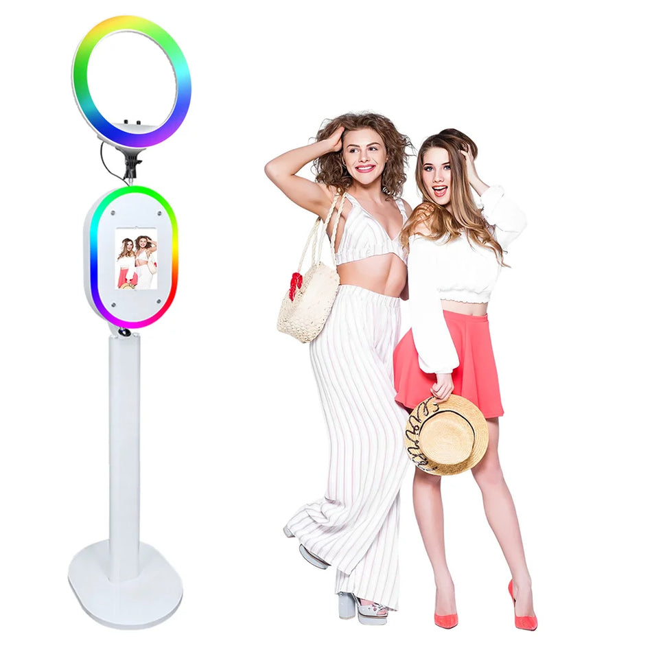 Kannettava iPad-valokuvaboksi RGB-LED-valolla juhlia varten