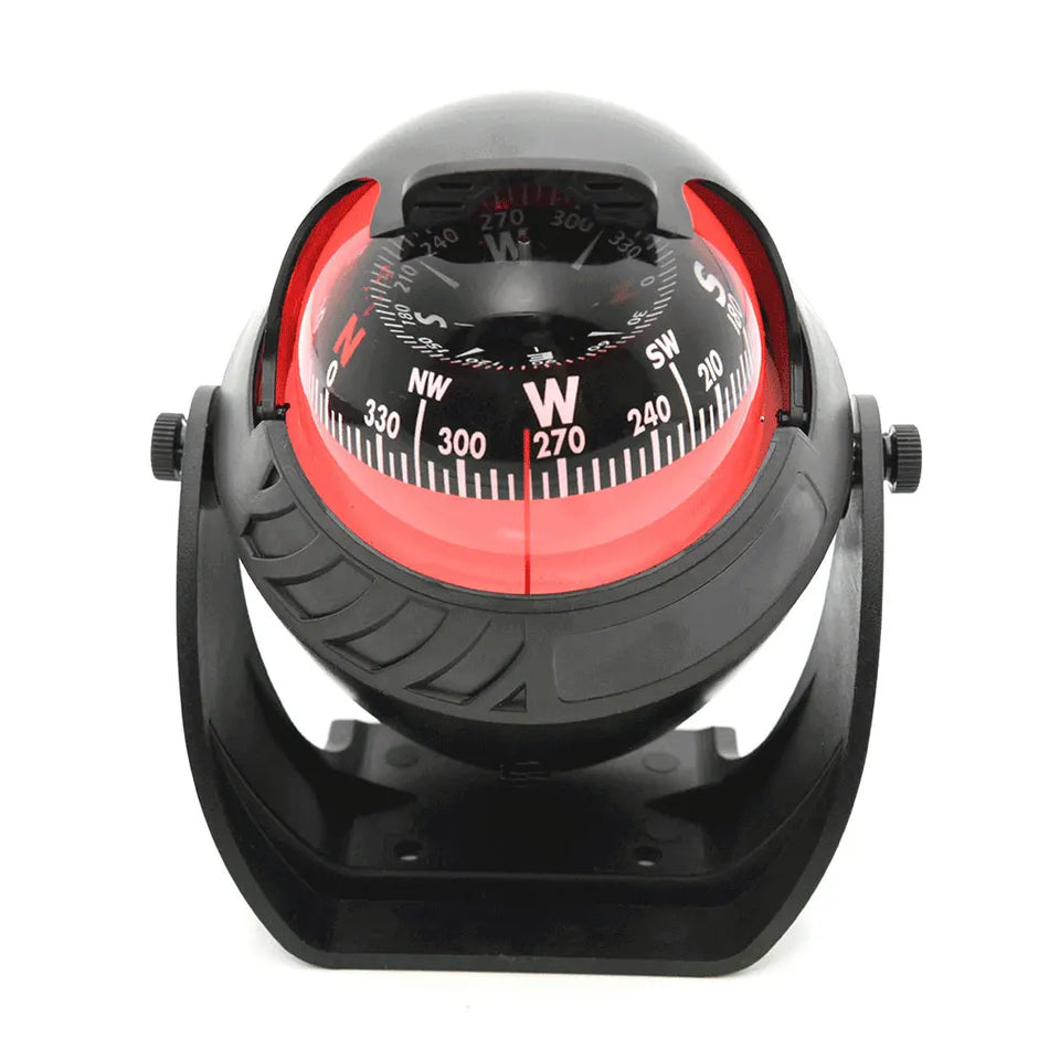 Navigation Compass With LED Light - Pivoting Design