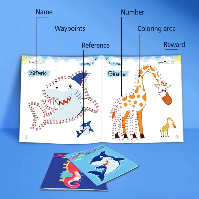 Line Drawing Doodle Books for Kids