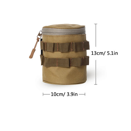 LIXADA Outdoor Water Bottle Storage Bag &ndash; Portable Design khaki S