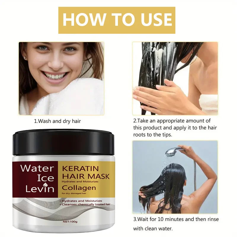 Keratin Collagen Hair Mask &ndash; Fast Repair for Damaged Hair